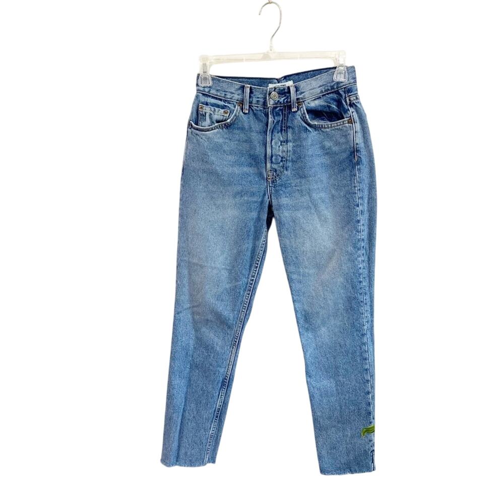 GRLFRND‎ Karolina High Rise Skinny Ankle Jeans 25 Designer Denim Stretch
